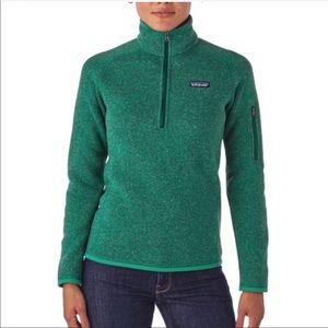 Patagonia Better Sweater Quarter Zip Green Size XL